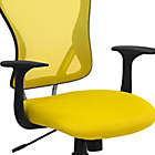 Alternate image 5 for Flash Furniture Mid-Back Mesh Task Chair in Yellow