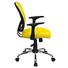 Alternate image 9 for Flash Furniture Mid-Back Mesh Task Chair in Yellow