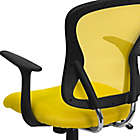 Alternate image 6 for Flash Furniture Mid-Back Mesh Task Chair in Yellow