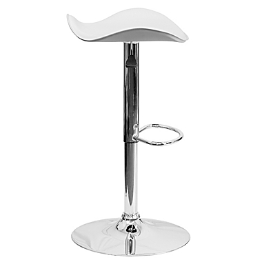 Flash Furniture Vinyl Adjustable Bar Stool with Chrome Base. View a larger version of this product image.