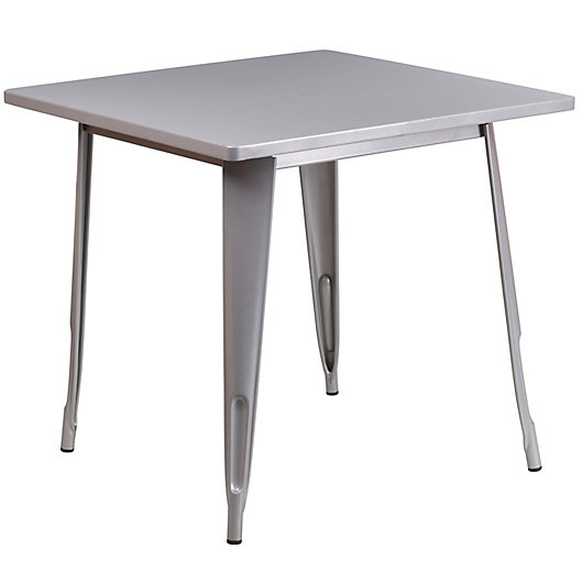Alternate image 1 for Flash Furniture 31.5-Inch Square Metal Indoor-Outdoor Table
