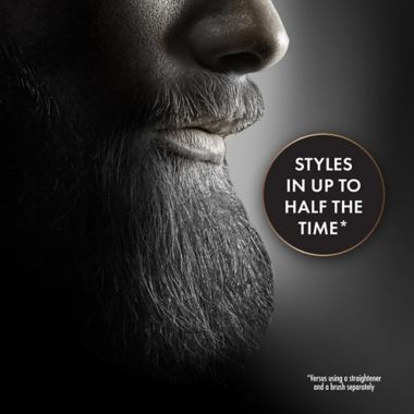 HT&trade; Men by Hot Tools&reg; Beard Straightener Brush. View a larger version of this product image.