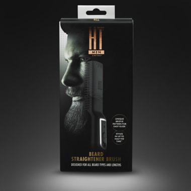 HT&trade; Men by Hot Tools&reg; Beard Straightener Brush. View a larger version of this product image.