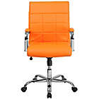 Alternate image 7 for Flash Furniture Mid-Back Vinyl Executive Swivel Office Chair