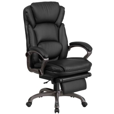 Back Upholstered Executive Office Chair, Flash Furniture Leather Executive Office Chair