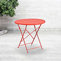 Flash Furniture 30-Inch Round Folding Patio Table