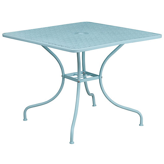 Alternate image 1 for Flash Furniture 35.5-Inch Square All-Weather Steel Patio Table