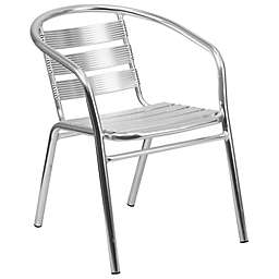 Flash Furniture Heavy Duty Aluminum Restaurant Stack Chair