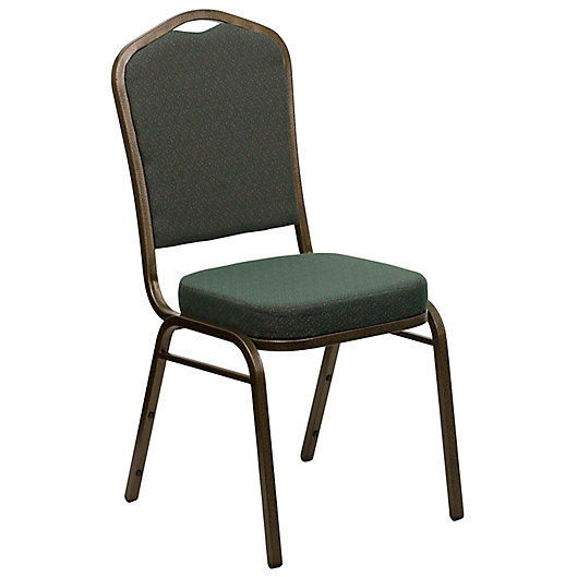 Alternate image 1 for Flash Furniture Crown Back Banquet Chair in Green