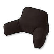 Greendale Home Fashions Solid Cotton Backrest Pillow in Black
