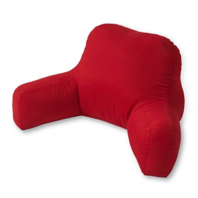 Greendale Home Fashions Solid Cotton Backrest Pillow in Scarlet
