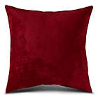 Alternate image 0 for Greendale Home Fashions Velvet Square Throw Pillow in Ruby
