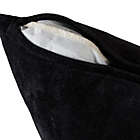 Alternate image 2 for Greendale Home Fashions Velvet Square Throw Pillow in Black