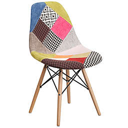Flash Furniture Milan Chairs with Wood Base