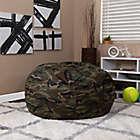 Alternate image 1 for Flash Furniture Kids Bean Bag Chair in Camouflage