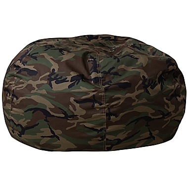 Flash Furniture Kids Bean Bag Chair in Camouflage. View a larger version of this product image.