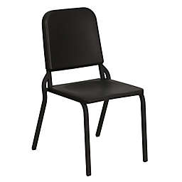 Flash Furniture Melody Band Stacking Chair in Black
