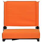 Alternate image 4 for Flash Furniture Ultra-Padded Stadium Chair in Orange
