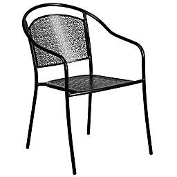 Flash Furniture All-Weather Arm Chair with Round Back