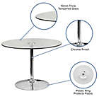 Alternate image 6 for Flash Furniture 39.25-Inch Round Glass Table in Chrome