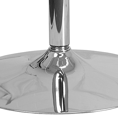 Flash Furniture 39.25-Inch Round Glass Table in Chrome. View a larger version of this product image.