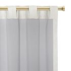 Alternate image 2 for Willow 100% Blackout Rod Pocket/Back Tab Window Curtain Panel in Beige (Single)