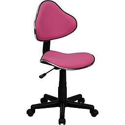 Flash Furniture 31-Inch - 35.75-Inch Upholstered Task Chair in Pink