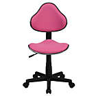 Alternate image 7 for Flash Furniture 31-Inch - 35.75-Inch Upholstered Task Chair in Pink