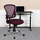 Alternate image 1 for Flash Furniture Mid-Back Mesh Seat Task Chair in Burgundy