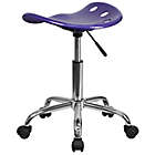 Alternate image 9 for Flash Furniture Rolling Plastic Stool with Tractor Seat in Violet