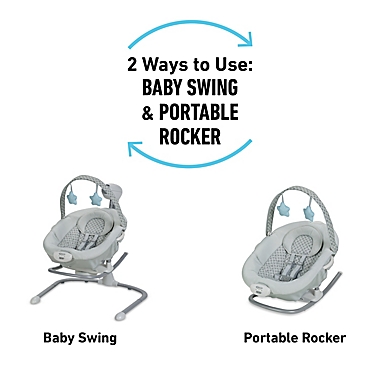 Graco&reg; Soothe &#39;n Sway&trade; Swing with Portable Rocker in Easton. View a larger version of this product image.