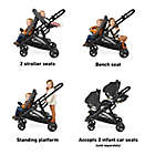 Alternate image 3 for Graco&reg; Ready2Grow LX 2.0 Double Stroller in Gotham