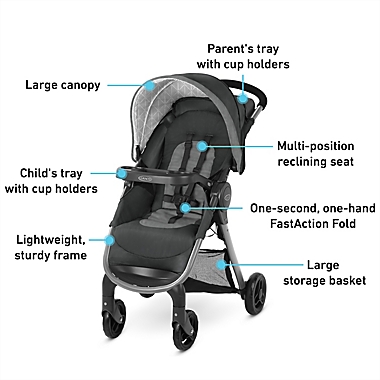 Graco&reg; FastAction&trade; SE Travel System in Derby. View a larger version of this product image.