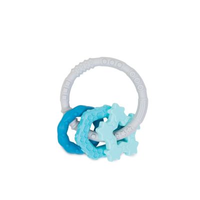 Bumkins Silicone Teething Ring with Charms