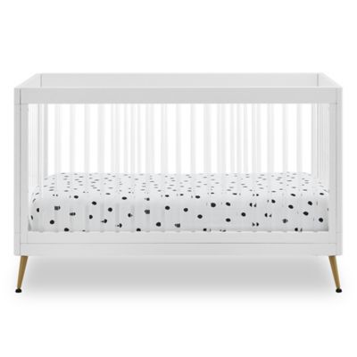 Delta Children Sloane 4-in-1 Acrylic Convertible Crib with Rails