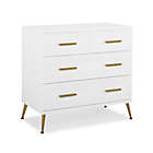 Alternate image 7 for Delta Children Sloane 4-Drawer Dresser with Changing Top in White/Bronze