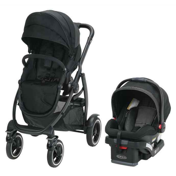 Graco Evo Xt Quad Travel System In Black Bed Bath And Beyond Canada