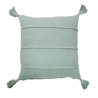 Bee &amp; Willow&trade; Braids and Tassels Square Throw Pillow. View a larger version of this product image.