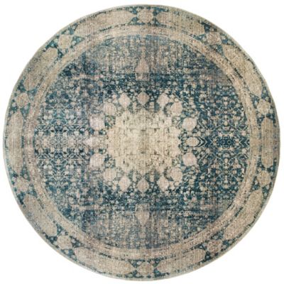 7 Round Rugs Bed Bath Beyond, David Turquoise Blue Grey Beige Area Rug