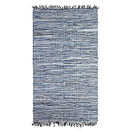 French Connection® Halima Moroccan Area Rug in Denim Blue