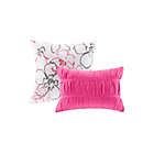 Alternate image 6 for Olivia Reversible Full/Queen Comforter Set in Pink
