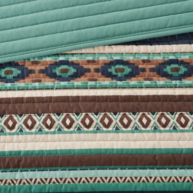 Madison Park Malone 6-Piece King/California King Coverlet Set in Blue. View a larger version of this product image.