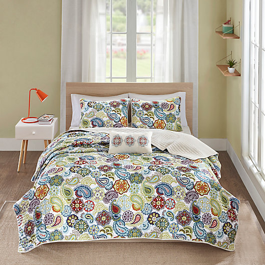 Alternate image 1 for Mi Zone Multi Tamil Twin/Twin XL Coverlet Set
