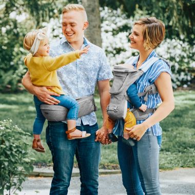 Chicco SideKick&trade; Plus 3-in-1 Hip Seat Carrier in Titanium. View a larger version of this product image.