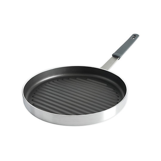 Alternate image 1 for Our Table™ Commercial Nonstick 12-Inch Aluminum Grill Pan