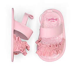 goldbug™ Size 0-3M Ruffle Sandal in Pink