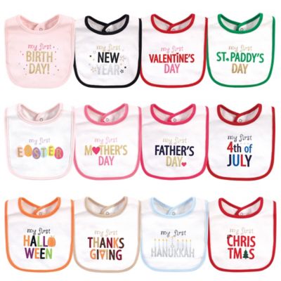 holiday bibs for baby girl