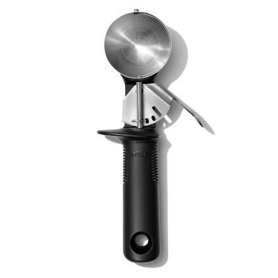 Tasty Classic Ice Cream Scoop, Stainless Steel Textured Scoop