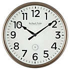 Alternate image 0 for Sterling &amp; Noble&trade; LED Lighted 12-Inch Outdoor Wall Clock in Bronze