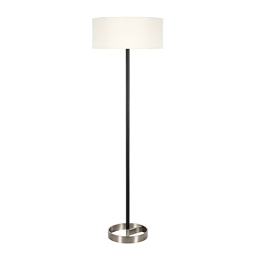 Alternate image 1 for Hudson&Canal® Estella Floor Lamp in Black/Nickel